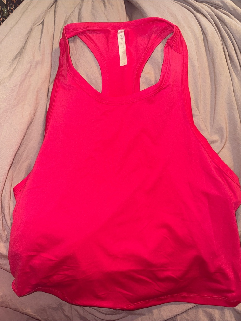 Pink Fabletics Racerback Tank Top XL